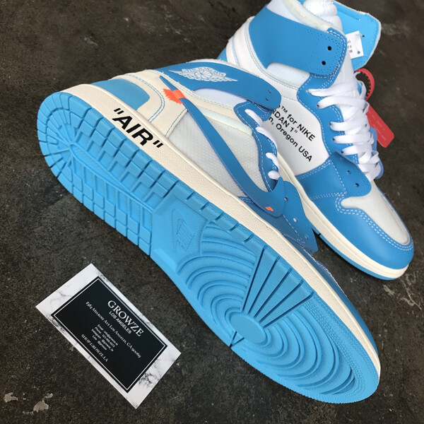 2020新作大人気 ナイキ ジョーダン オフホワイト パーカー 偽物 コラボス  ナイキJordan 1 Retro High Off-White University Blue