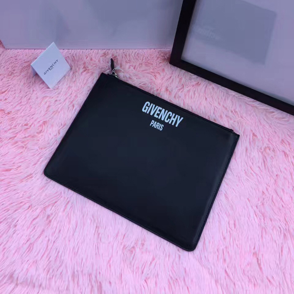 ジバンシィスーパーコピー GIVENCHY クラッチバッグ BLACK LOGO SMALL CLUTCH