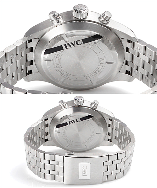 IWC パイロットウォッチ スーパーコピーIW377704 クロノ SS/SS ブラック