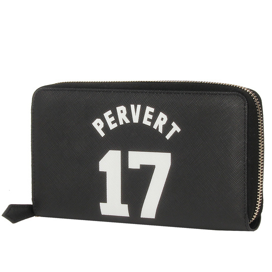 GIVENCHY 財布コピーBC06340322 96 PERVERT 17 プリントファスナー長財布 2017新作