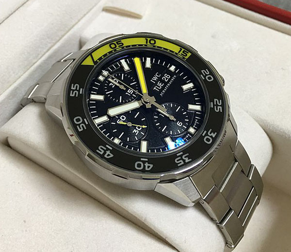 IWC アクアタイマー スーパーコピーIW376708 クロノグラフ ブラック