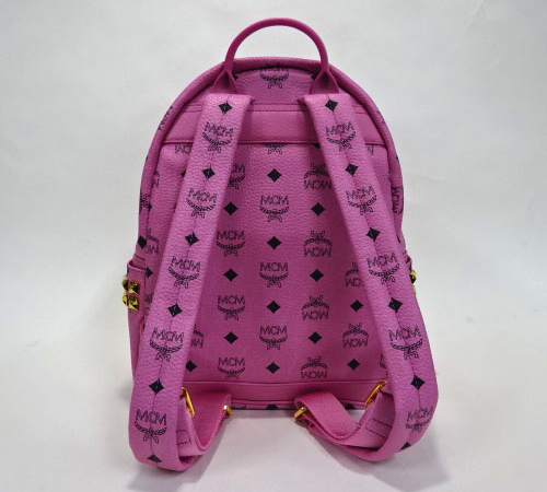 MCM リュック コピーMMK5SVE37 PK001 ピンク スタッズ BACKPACK リュック