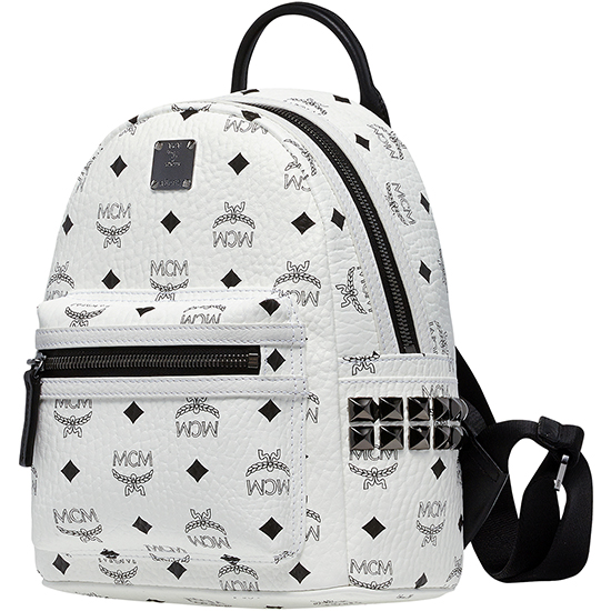 MCM リュック コピーMMK5SVE41 IG001 ベージュ スタッズ BACKPACK リュック XS