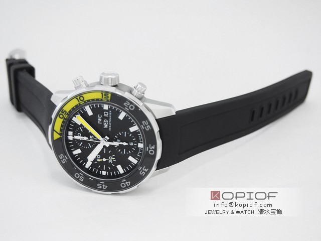 IWC アクアタイマー スーパーコピーIW376709 クロノグラフ ラバー ブラック