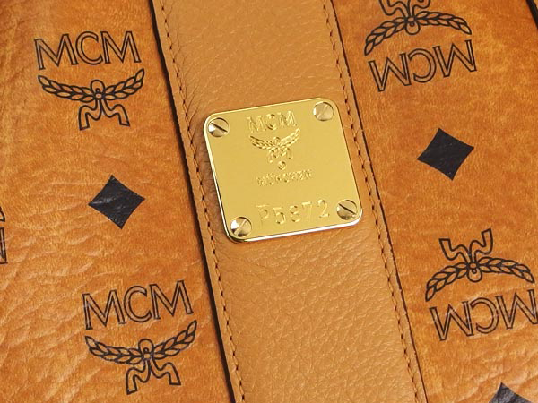 MCM リュック コピーMWP5SVI21CO001 リュック SHOPPER PROJECT VISETOS ショッパープロジェクトヴィセトス リバーシブルショルダーバックラージ COGNAC コニャック