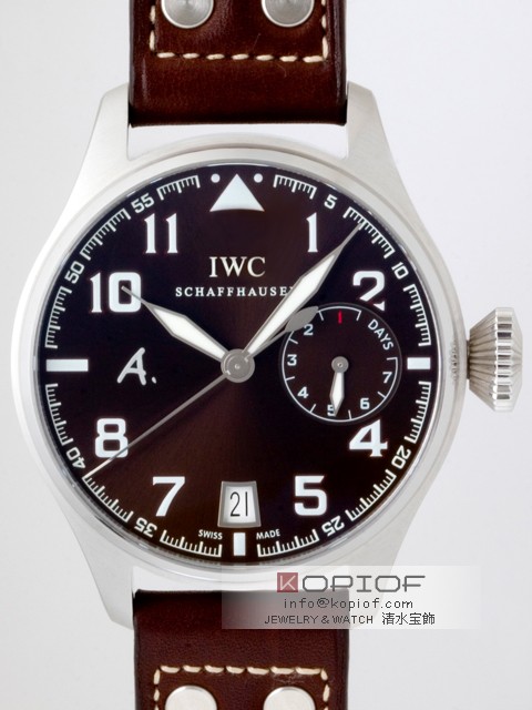 IWC パイロットウォッチ スーパーコピーIW500422 アントワーヌ・ド・サンテグジュペリ 7DAYS ブラウン