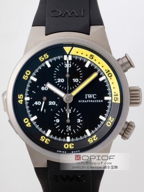 IWC アクアタイマー スーパーコピーIW372304 スプリット・ミニッツ・クロノグラフ ブラック