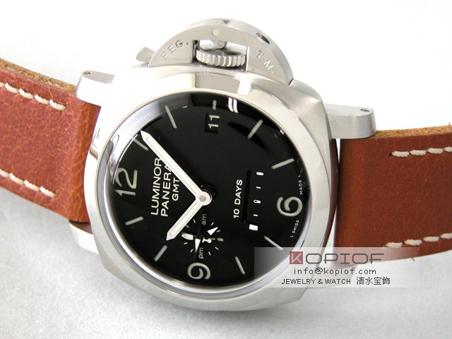 パネライ ルミノール スーパーコピー1950 GMT 10Days PAM00270 44mm ブラック