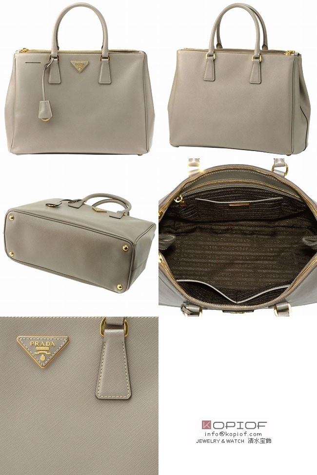 プラダ サフィアーノ コピー バッグSAFFIANO LUXビジネスハンドバッグ BN1786 SAF.LUX ARGILLA