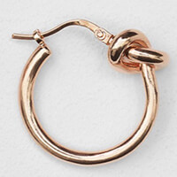 セリーヌ ピアス コピー KNOT SMALL ピアス Rose Gold ローズ ゴールド 4...