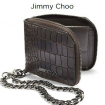 ジミーチュウ 財布 コピーCroc Embossedチェーンウオレット jc35