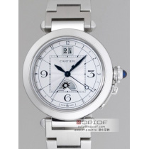 カルティエ パシャ スーパーコピーXL GMT W31093M7 42mm シルバー