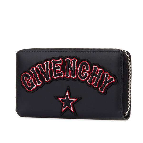 ジバンシー 財布コピーGIVENCHY 長財布 エンブリッシュド レザー ウォレット BC06340544