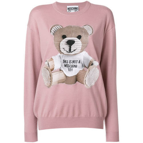 モスキーノ コピーMOSCHINO 2018  toy bear sweatsh スウェット パーカー