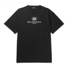 バレンシアガ tシャツ 激安 クルーネック 半袖 BBロゴプリント Tシャツ 偽物