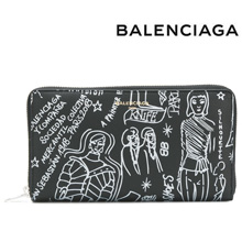 バレンシアガ 長財布 Classic Money Graffiti Wallet バレンシアガ ...