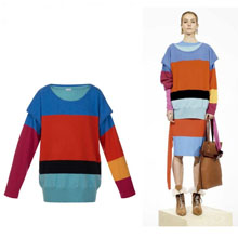 ロエベ Double Layer Sweater Rainbow セーター ロエベ服コピー