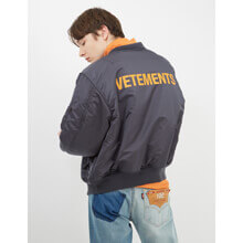 VETEMENTS(ヴェトモン ma-1 コピー ) 18SS　リバーシブル ボンバージャケット