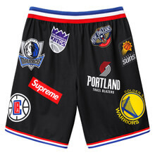 SS18スーパーコピー シュプリーム X ナイキ NBA Teams Authentic Short ハーフ・ショートパンツ ボトムス