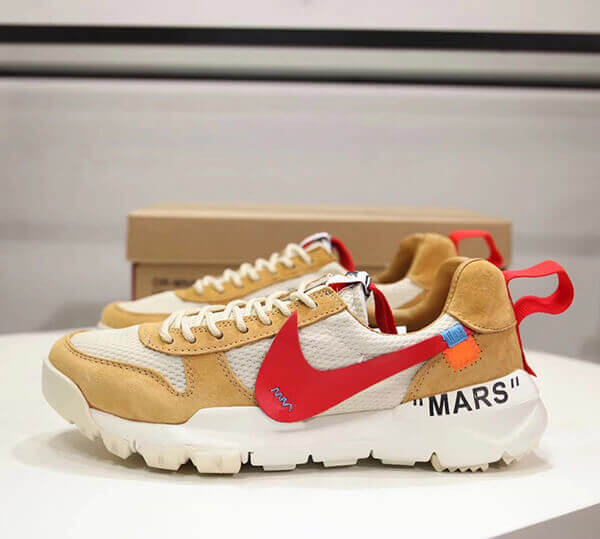 オフホワイト コピー OFF-WHITE ナイキ MARS YARD 2.0メンズファッション通販 シューズ 黄色