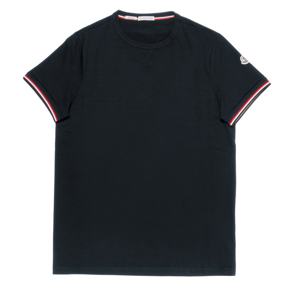 モンクレール MONCLER Tシャツ コピー メンズ 8019900 87296 778 半袖Tシャツ NAVY ダークブルー 