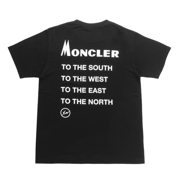 モンクレール MONCLER Tシャツ コピー メンズ 8039850 8391Q 999 半袖Tシャツ BLACK ブラック 