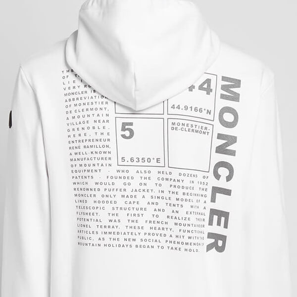 モンクレール パーカー コピー クーポン発行可 MONCLER パーカー/フーディ ホワイト