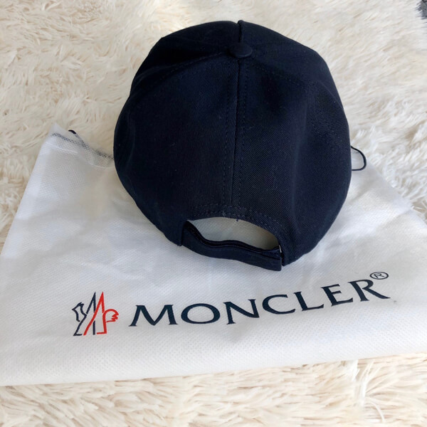 モンクレール キャップ コピー ロゴ ベースボールキャップ ネイビーMONCLER LUREX LOGO BASEBALL CAP