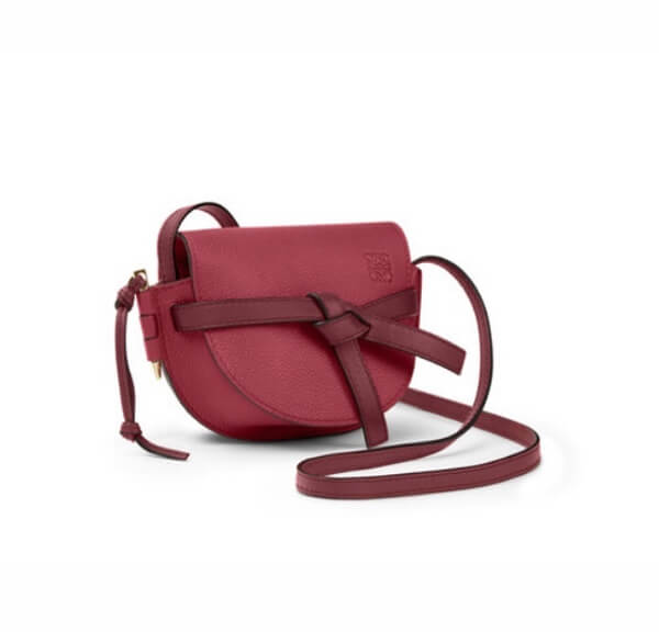 2020日本未発売新作 ロエベ偽物 ゲートミニバッグ入荷ロエベ Gate Mini Bag Raspberry/Wine 321.12.U62