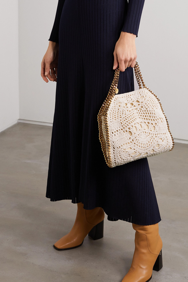 人気新作∞ステラマッカートニー偽物 ∞∞ Falabella mini crocheted バッグ☆