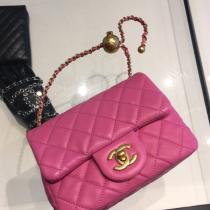 ★2020 ACT2. シャネルコピー★CRUSH MINI FLAP BAG in pink ...