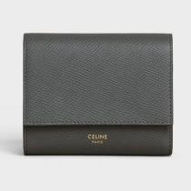 セリーヌ(セリーヌ）レプリカ★大人気★SMALL TRIFOLD WALLET　三つ折財布 50...