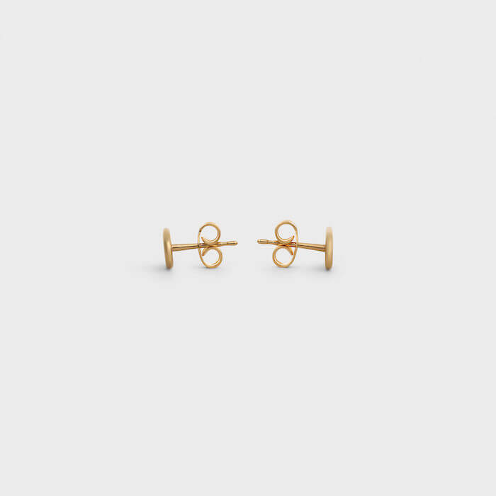 ◆セリーヌ(セリーヌ)◆ MAILLONS TRIOMPHE STUDS IN BRASS WITH GOLD FINISH イヤリング