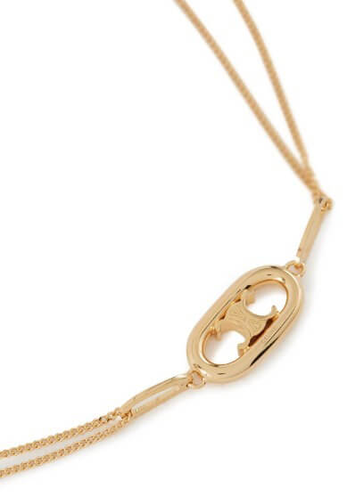 セリーヌ ネックレス 偽物 Triomphe necklace トリオンフネックレス CELZ42KNGOLZZZZZ00