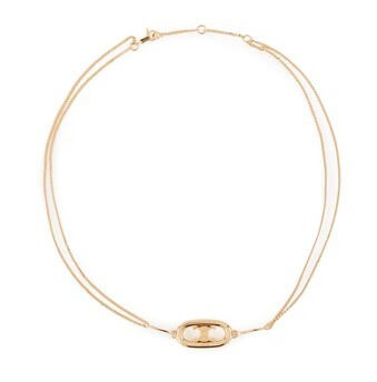 セリーヌ ネックレス 偽物 Triomphe necklace トリオンフネックレス CELZ42KNGOLZZZZZ00