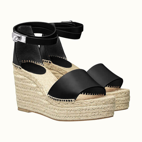 エルメス ウェッジサンダル 偽物 TIVOLI ESPADRILLE H191098Z 01360 エルメス cute