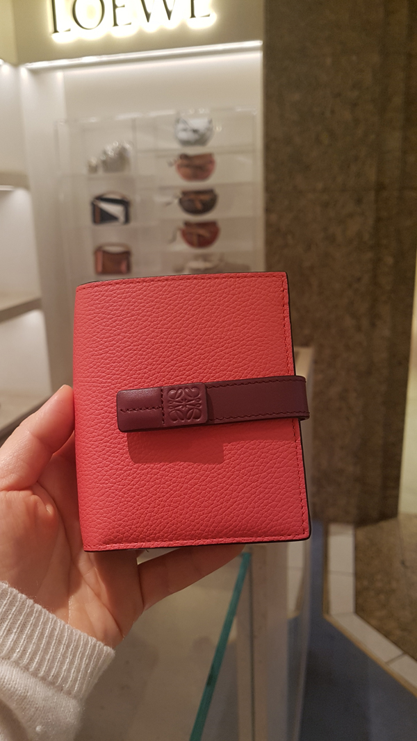 ロエベ ミニ財布 偽物 コンパクト ジップ ウォレット COMPACT ZIP WALLET 124.12.Z44