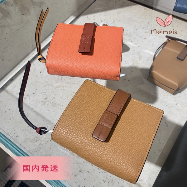 2020SSロエベ ミニ財布 偽物 コンパクト ジップ ウォレット COMPACT ZIP WALLET 124.12.Z443