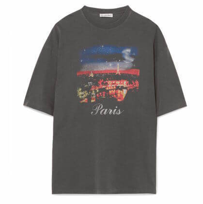 バレンシアガ tシャツ 偽物 大人気 Oversize Paris プリントTシャツ 480065TYK361055