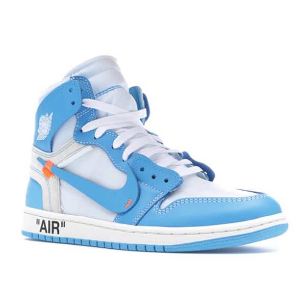 2020新作大人気 ナイキ ジョーダン オフホワイト パーカー 偽物 コラボス  ナイキJordan 1 Retro High Off-White University BlueAQ0818-1481