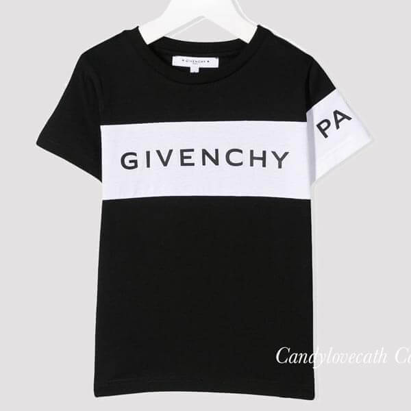 春夏新作 ジバンシィ Tシャツ コピー GIVENCHY KIDS ロゴプリント