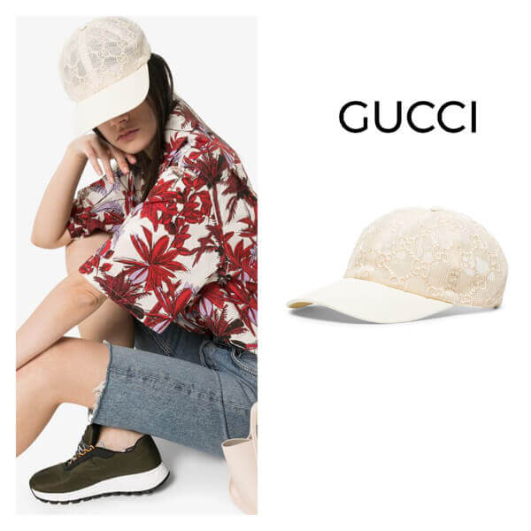 グッチ キャップ コピー Embroidered Baseball Cap GG キャップ 579155 3HH87