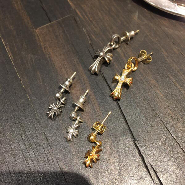 クロムハーツ スーパーコピー 22k Earring Baby Fat ベビーファット２２Kピアス