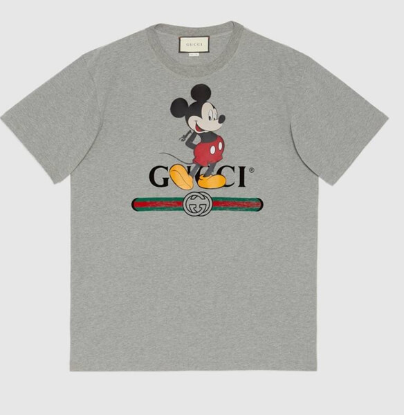 DISNEY (ディズニー) x グッチ Tシャツ 偽物 オーバーサイズ 3色 565806 XJB66 9756