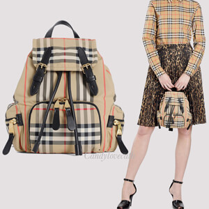 BURBERRY バーバリー  リュック コピー ヴィンテージチェック バックパック