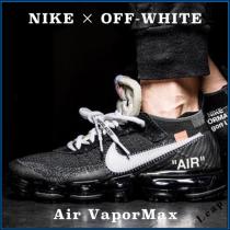 OFF WHITE × ナイキ 偽物 入手困難☆ 激レアコラボ Air VaporMax 人気話...