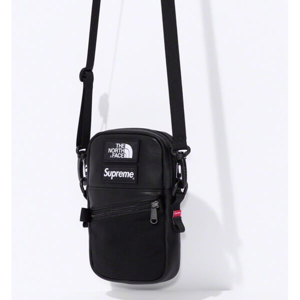  シュプリーム  ボディバッグ 偽物   シュプリーム The North Face Leather Shoulder Bag