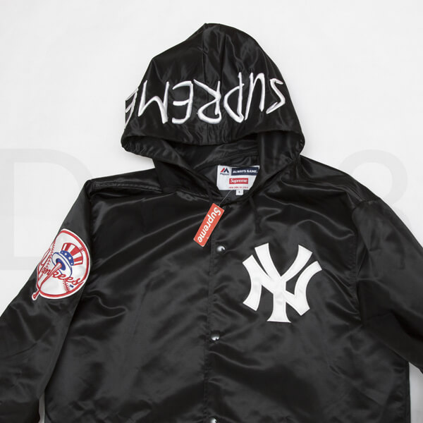  シュプリーム コピー New York NY シュプリーム YANKEES Satin Hooded Jacket