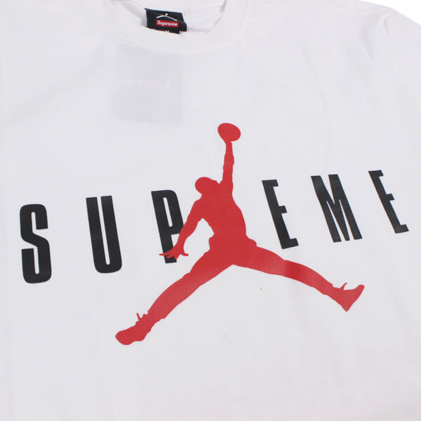 シュプリーム tシャツ コピー シュプリーム x Jordan Brand Jordan Tee 白