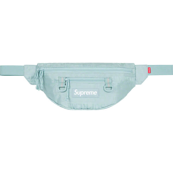 シュプリーム  ボディバッグ 偽物   シュプリーム Week1 ★ Waist Bag ★ Ice ( Light Blue )